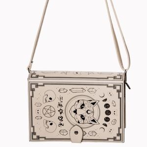 Brand New Discontinued Banned Alternative Spellbinder Bag Off White